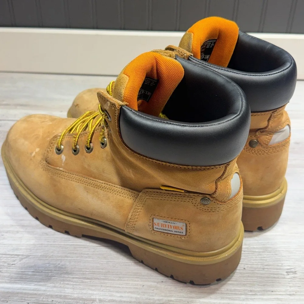 Herman Survivors Professional Series Waterproof Steel‎ Toe Work Boot Men's Sz 12
